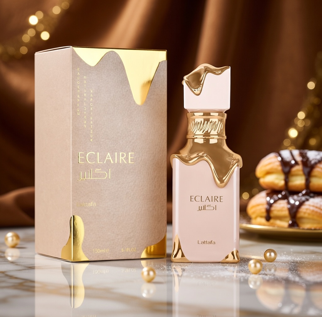 Perfume Feminino Eclaire Lattafa Eau de Parfum Doce Cremoso Gourmand 100ml