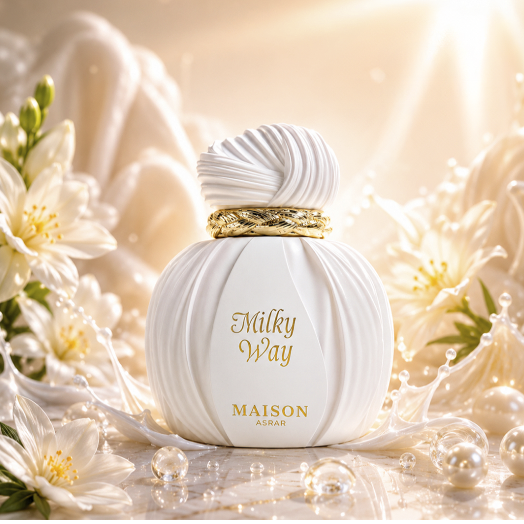 Perfume Feminino Milky Way Maison Asrar 100ml Cremoso Doce